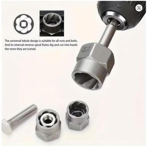 14PCS Bolt & Nut Extractor Socket Set