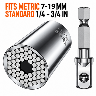 54-Pin Universal Socket Wrench Head Set